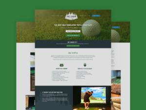 The Cabin - Indoor Golf Membership Website